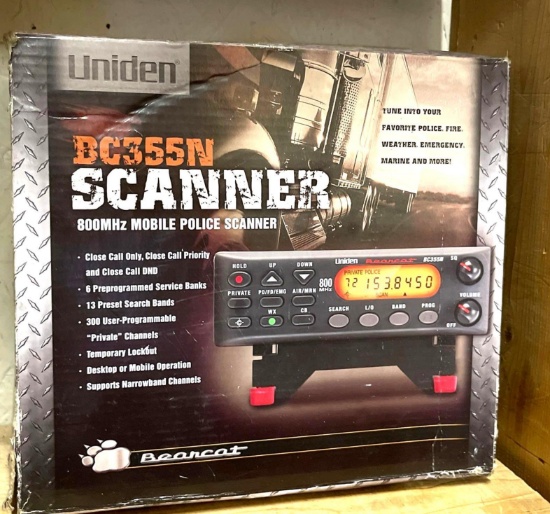 Uniden BC355N Scanner Mobile Police Scanner- Looks to be New