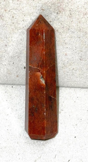 237.55ct Red Aventurine Obelisk