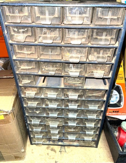 Large Hardware Organizer with Tons and Tons of Hardware