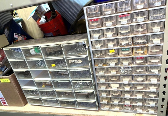 2 Large Hardware Organizers with tons and tons of Hardware