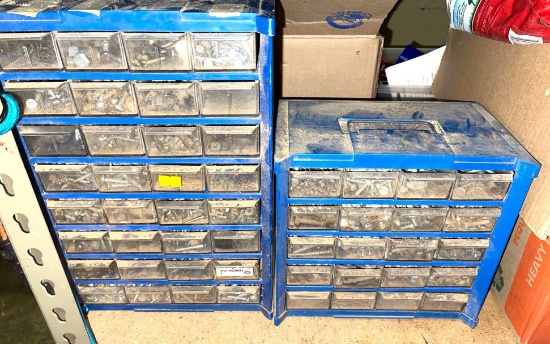 2 Hardware Organizers with Tons of Hardware
