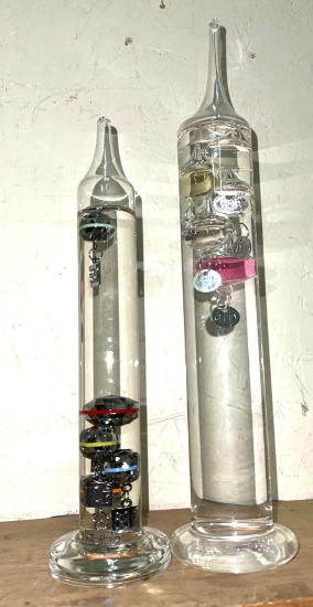 2 Galileo Thermometers