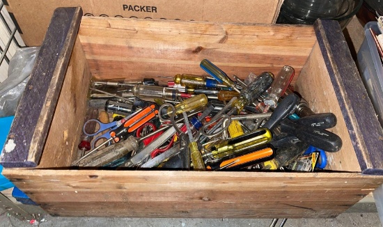 Wood Crate Full of Hand Tools
