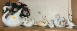 Lot of Swan Figurines