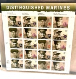 Mint US Postage Stamps Full Sheet Distinguished Marines-1910,1924, 1943 and 1950