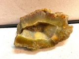 Large Carnelian Agate Geode w/ Crystal Quartz Thunder egg