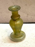 Very Delicate Ottoman Empire Blown Glass Perfume Bottle