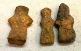 3 Vinca Fetishes Neolithic Culture Very Old