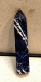 541.55ct Natural Blue Strip Quartz Crystal Column and wand