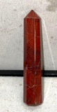Red Jasper Obelisk Point Crystal