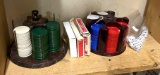 Poker Chips, Cards and Dice