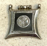 Scandinavian Sterling Silver Pendant- Not Marked but Tested