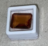 28.65ct Color Changing Alexander? Emerald Cut Gemstone