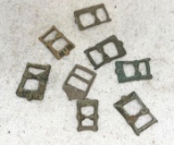 8 Old Buckles for Military Awards Given for Military distinction
