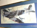 Framed Old Plane Picture 30