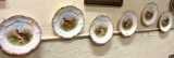 6 Bird Plates from Germany
