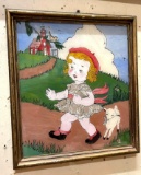 Antique Painting on Glass 13