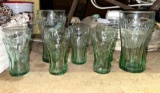 7 Coca Cola Glasses