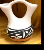 Acoma Native Indian Wedding Vase Probably 1989