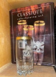 New Classique 6 Hi Ball 12.05 oz Glasses Made in Turkey