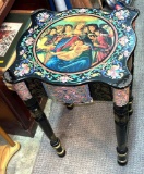 Religious Side table with Drawer - Very Ornate- 28