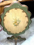 Vintage Hand Painted Folding Side Table 36