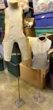 2 Mannequin Busts on Stands