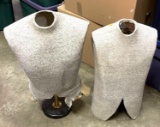 2 Mannequin Busts - one is on a Stand