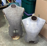 2 Mannequin Busts - one is on a Stand