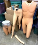 Lot of Mannequin Body Parts