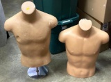 2 Mannequin Busts - one is on a Stand- one has alittle damage on top