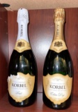 2 New Korbel California Champagne