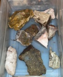 Pink Quartz, Petrified wood and more