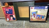 2 Shadow Boxes and Display board with Collector Pins