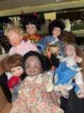 Lot of Porcelain Dolls