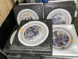 7 Delimoges France Collector Plates - Historical Moments