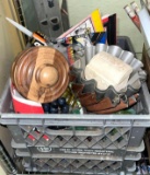 Crate full of Treasures- Jelly Molds, Grapes, Pennants and Much More