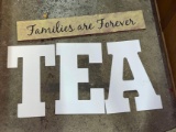 Family Sign and Wood Letters 