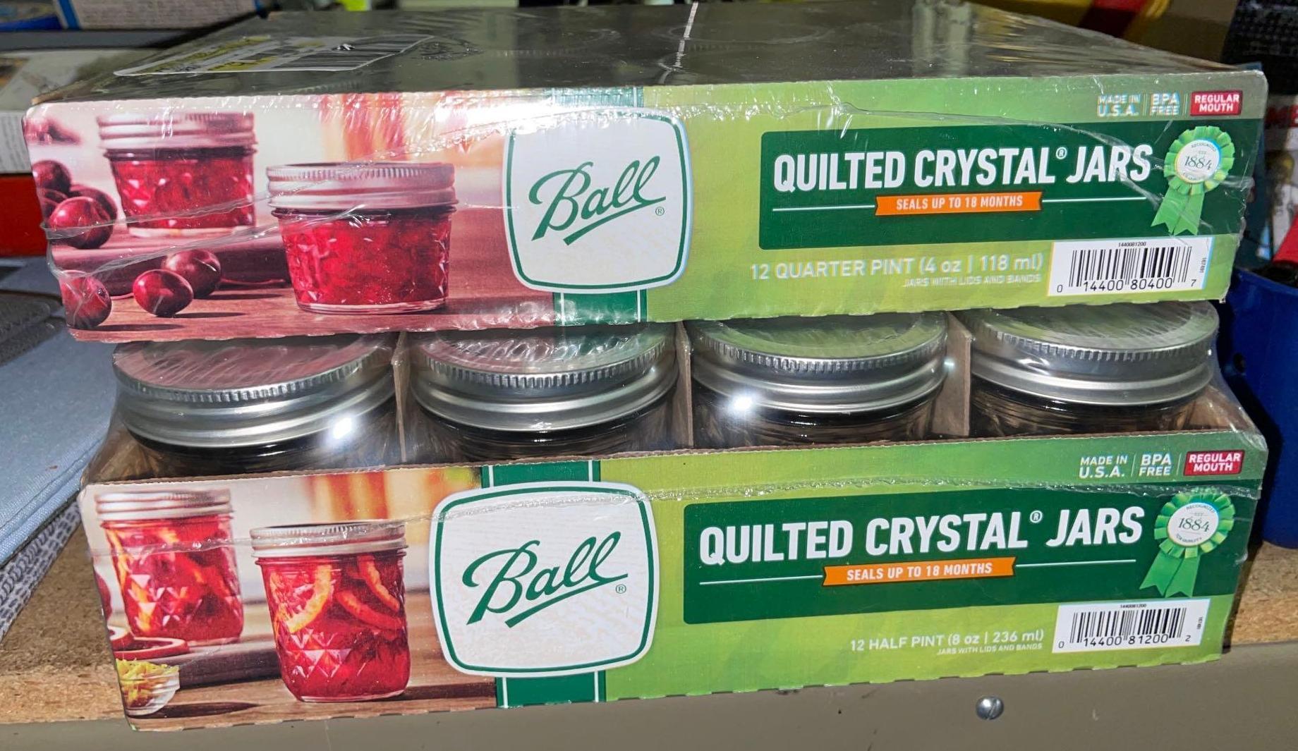 24 New Ball Canning Jars Proxibid