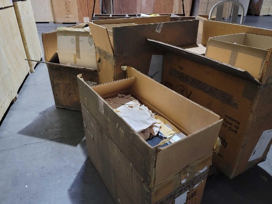 Pallet full of Huge Boxes from Abandoned Storage Vaults