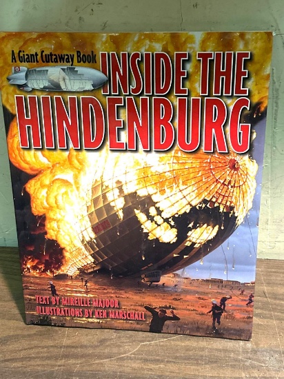 "Inside the Hindenburg" with Large Fold out Pages