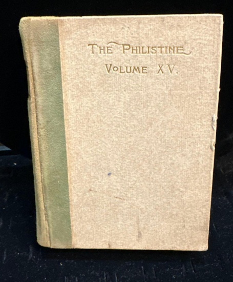 1913 copy of Elbert Hubbard The Philistine Vol XV