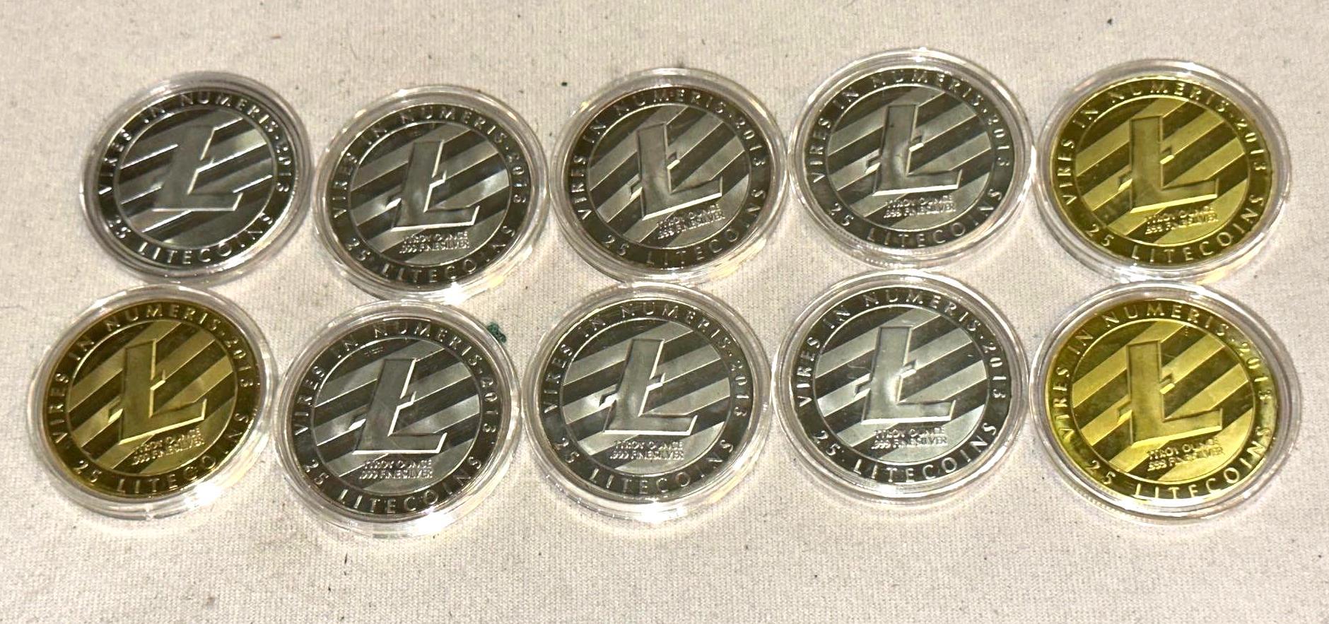 7 - 2013 Vires in Numberis 25 Litecoin 1 Troy oz | Proxibid