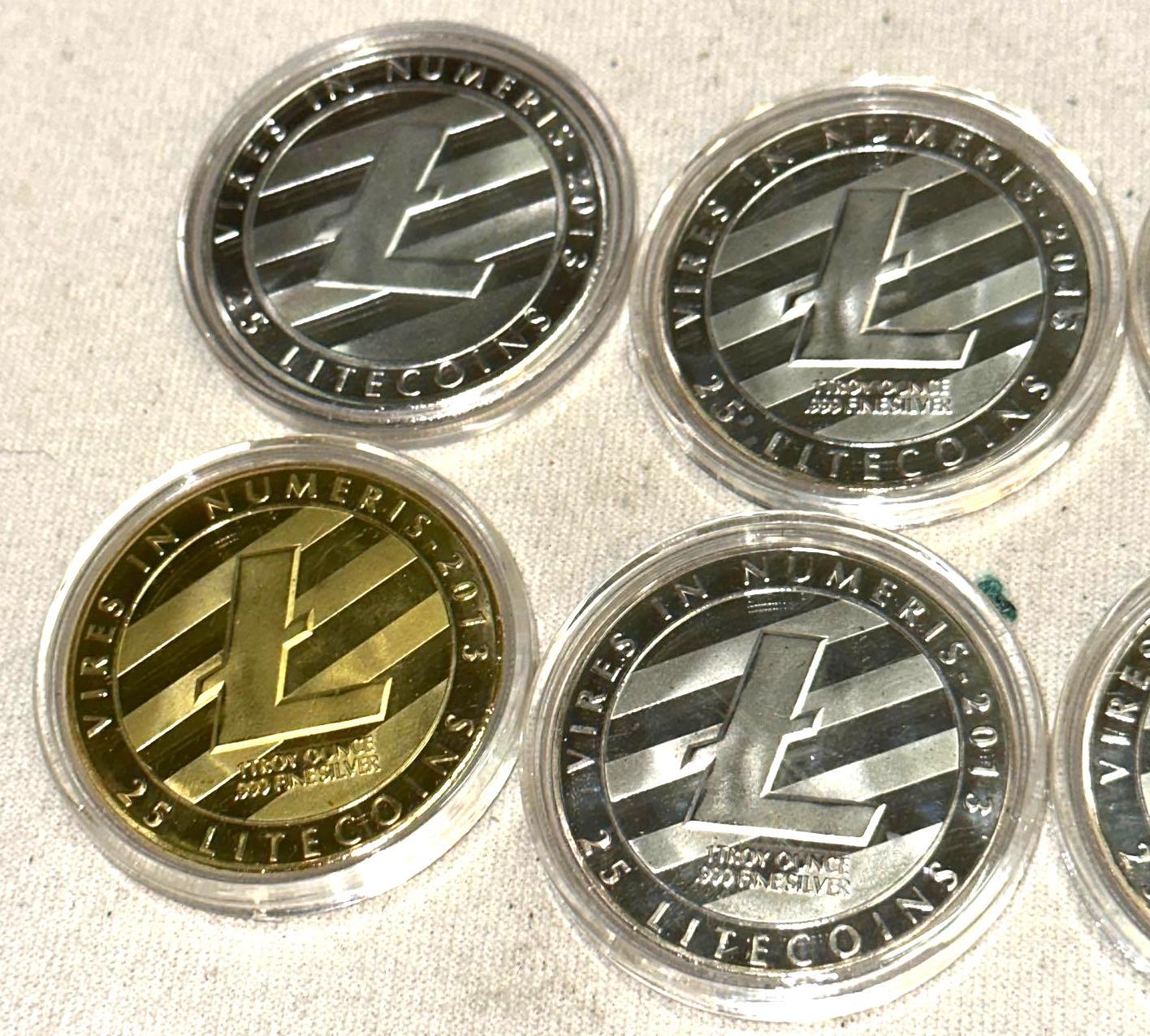 7 - 2013 Vires in Numberis 25 Litecoin 1 Troy oz | Proxibid