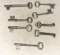 8 Vintage Skeleton Keys