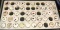 Tray of Gemstones in Capsules- Tons of Gemstones
