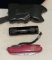 Taser, Pocket Knife and Flash Light