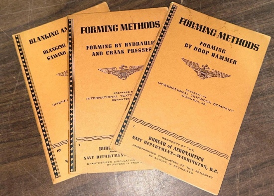 Three 1943 Pamphlets by the US Army Bureau of Aeronautics