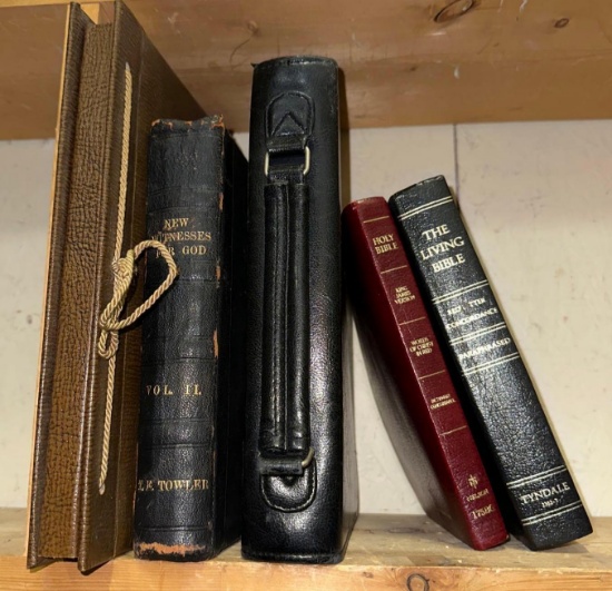 Lot of Bibles and Religious Books