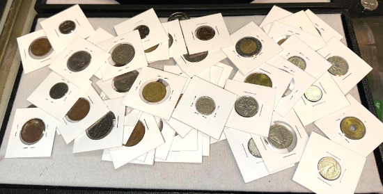 Over 50 Foreign Coins